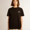 T-Shirt aus der Black Star Collection mit kontrastierendem weissem Logo und Stern