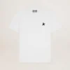 T-Shirt aus der «White Star Collection» mit schwarzem Stern auf der Vorderseite