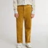 Tabakfarbene Chino-Hose für Jungen mit Stickerei