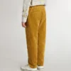 Tabakfarbene Chino-Hose für Jungen mit Stickerei