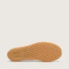 Étoile-Ballerinas aus puderrosa Satin mit puderrosa gesticktem Stern und elastischem Riemen