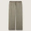 Unisex-Hose aus grauem Denim mit Kordelzug und Stern