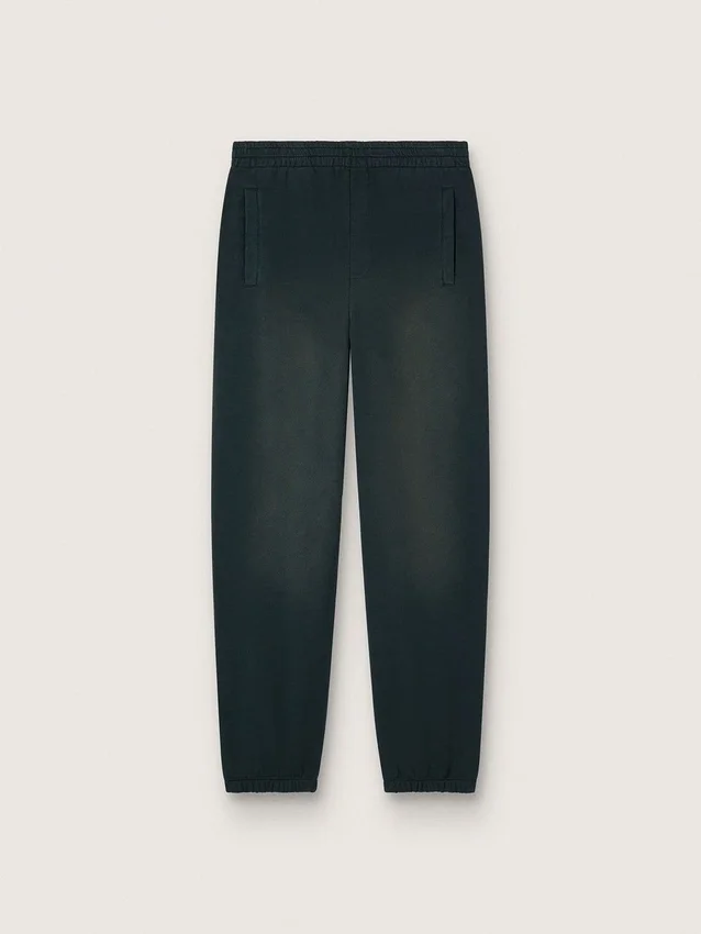 Unisex-Jogginghose in gewaschenem Schwarz