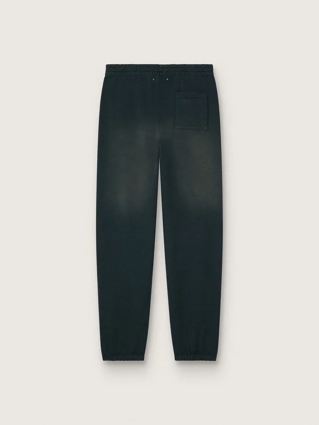 Unisex-Jogginghose in gewaschenem Schwarz