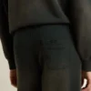 Unisex-Jogginghose in gewaschenem Schwarz