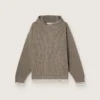 Unisex-Kapuzen-Sweatshirt in Taubengrau