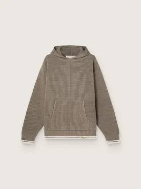 Unisex-Kapuzen-Sweatshirt in Taubengrau