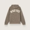 Unisex-Kapuzen-Sweatshirt in Taubengrau