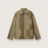 Unisex-Steppjacke in Khaki-Tönen