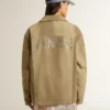 Unisex-Steppjacke in Khaki-Tönen