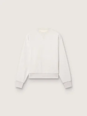 Unisex-Sweatshirt «Star» aus grauer Baumwolle mit Stickerei und Kristallen