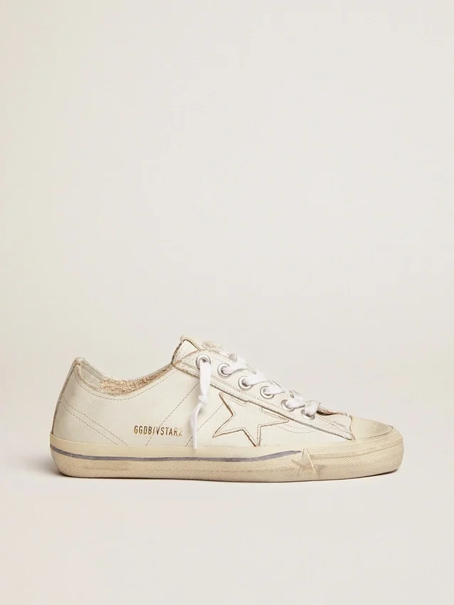 V-Star für Damen aus Leder im Vintage-Look