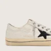 Herren-V-Star mit schwarzem Stern aus Wildleder und gesticktem Schriftzug