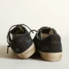 V-Star-Sneaker aus mitternachtsblauem Denim mit schwarzem Lederstern und Zehenkappe