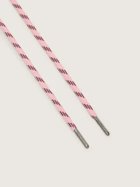 Wanderschnürsenkel in Rosa und Burgunderrot