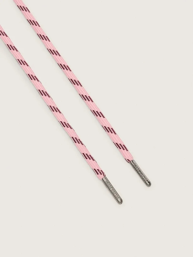 Wanderschnürsenkel in Rosa und Burgunderrot