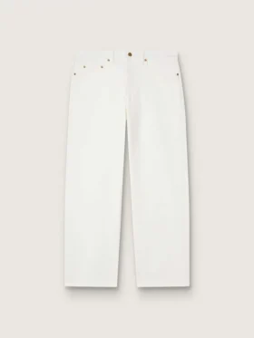 Weisse Denim-Hose für Herren