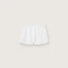 Weisse doppellagige Sportshorts für Damen