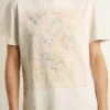Weisses Damen-Hemd mit Blumenprint