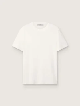 Weisses Herren-T-Shirt mit Used-Look