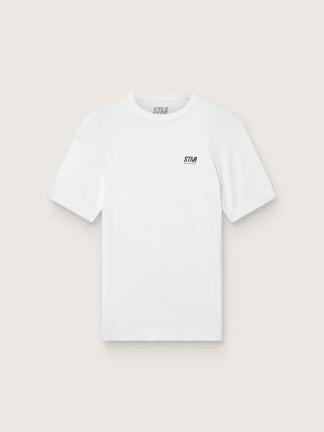 Weisses Sport-Hemd für Herren in Slim-Fit