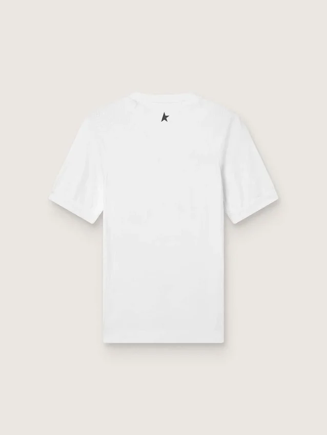 Weisses Sport-Hemd für Herren in Slim-Fit