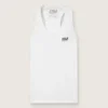 Weisses Sport-Tanktop für Damen