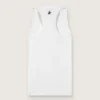 Weisses Sport-Tanktop für Damen