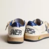 Young Ball Star mit blauem Metallic-Lederstern und Fersenlasche