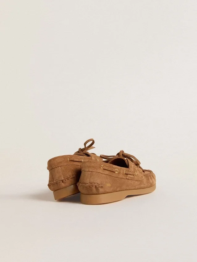 Young Cruise Loafer aus hellbraunem Wildleder