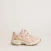 Young Lightstar aus rosa Leder und Mesh mit rosa Lederstern