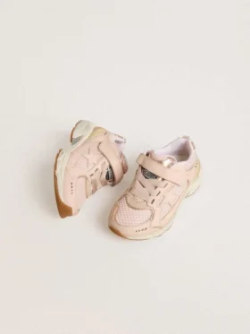 Young Lightstar aus rosa Leder und Mesh mit rosa Lederstern