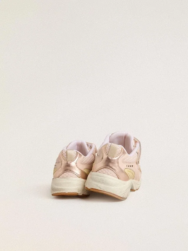 Young Lightstar aus rosa Leder und Mesh mit rosa Lederstern