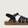 «Young Maxime»-Sandalen aus marineblauem Leder