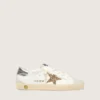 Young Super-Star mit goldenem Glitzerstern und silberner Metallic-Lederlasche an der Ferse