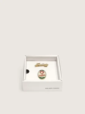 Zweier-Set «Frutteria Golden»-Ansteckpins