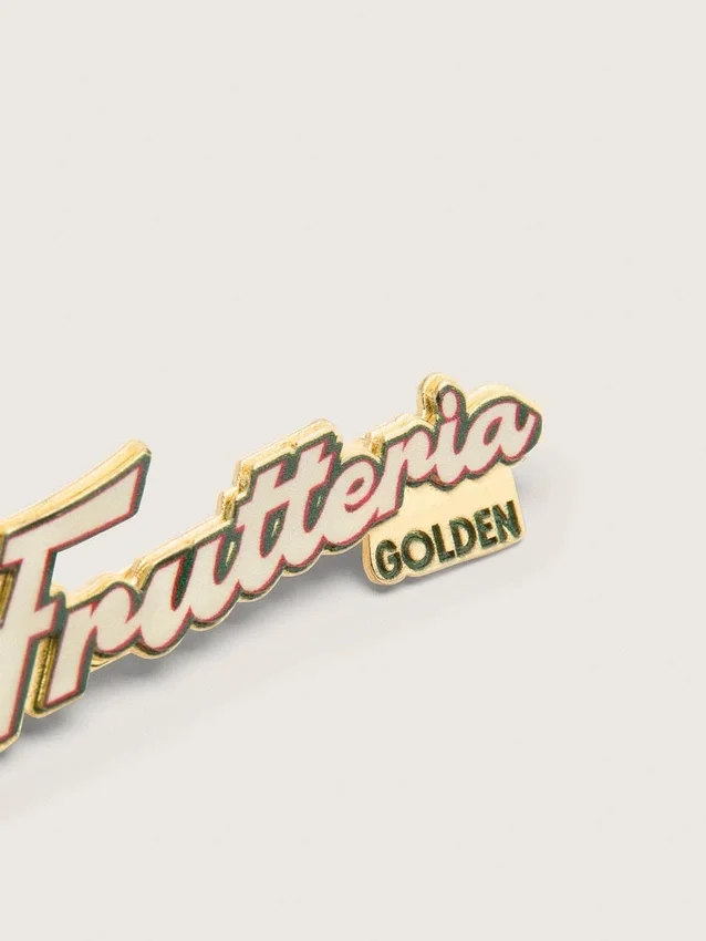 Zweier-Set «Frutteria Golden»-Ansteckpins